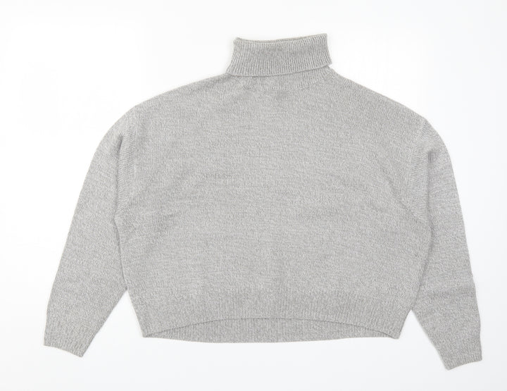 H&M Womens Grey Knit Pullover Jumper Size M
