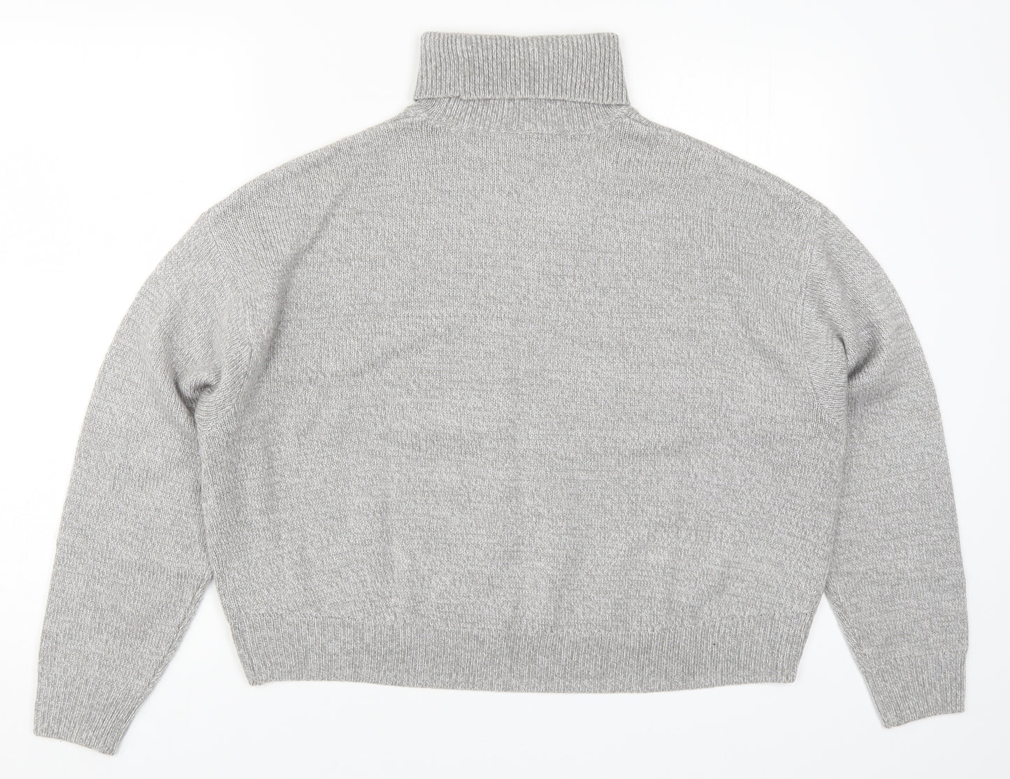 H&M Womens Grey  Knit Pullover Jumper Size M