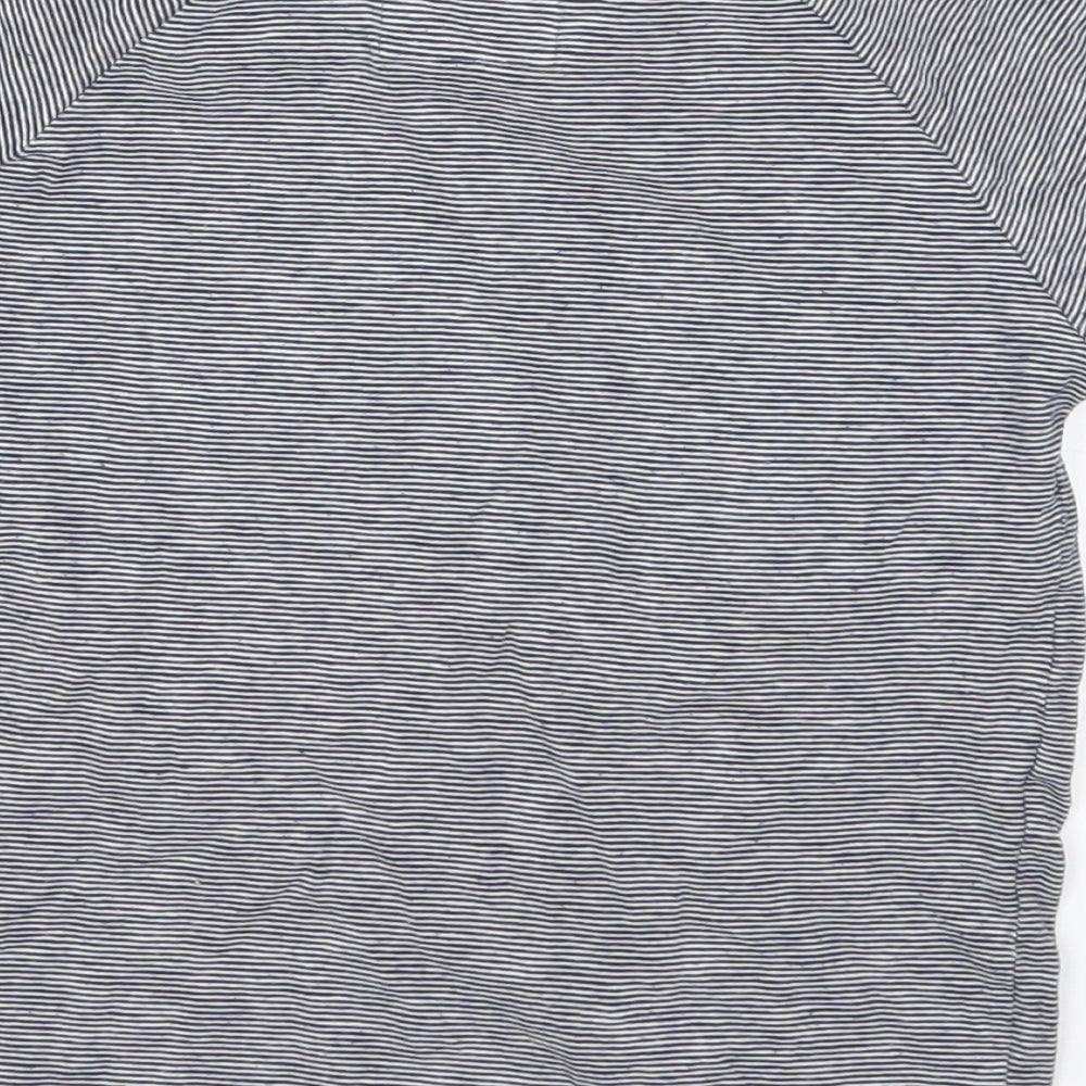 George Boys Blue Striped  Basic T-Shirt Size 4-5 Years  - Fire Truck