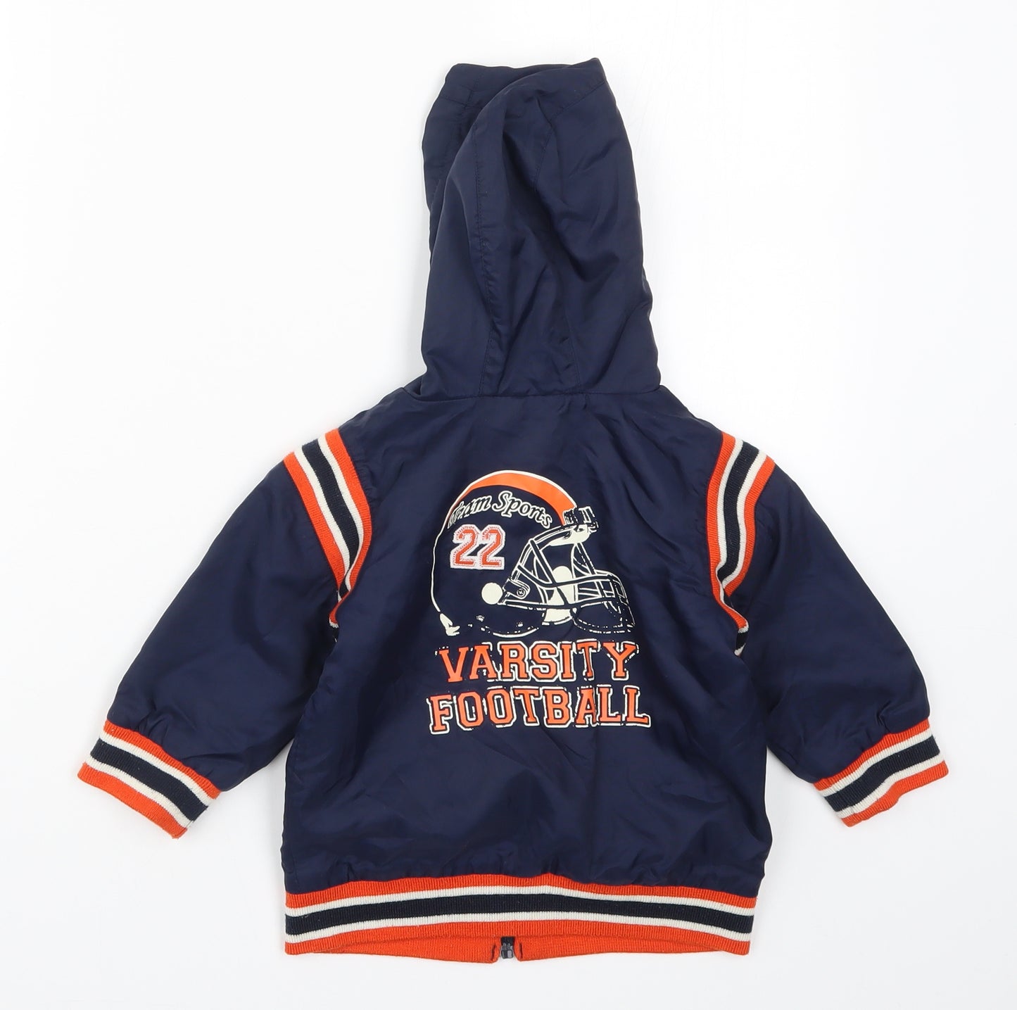 Athletic Depts Boys Blue   Jacket  Size 18 Months  - Varsity Basketball