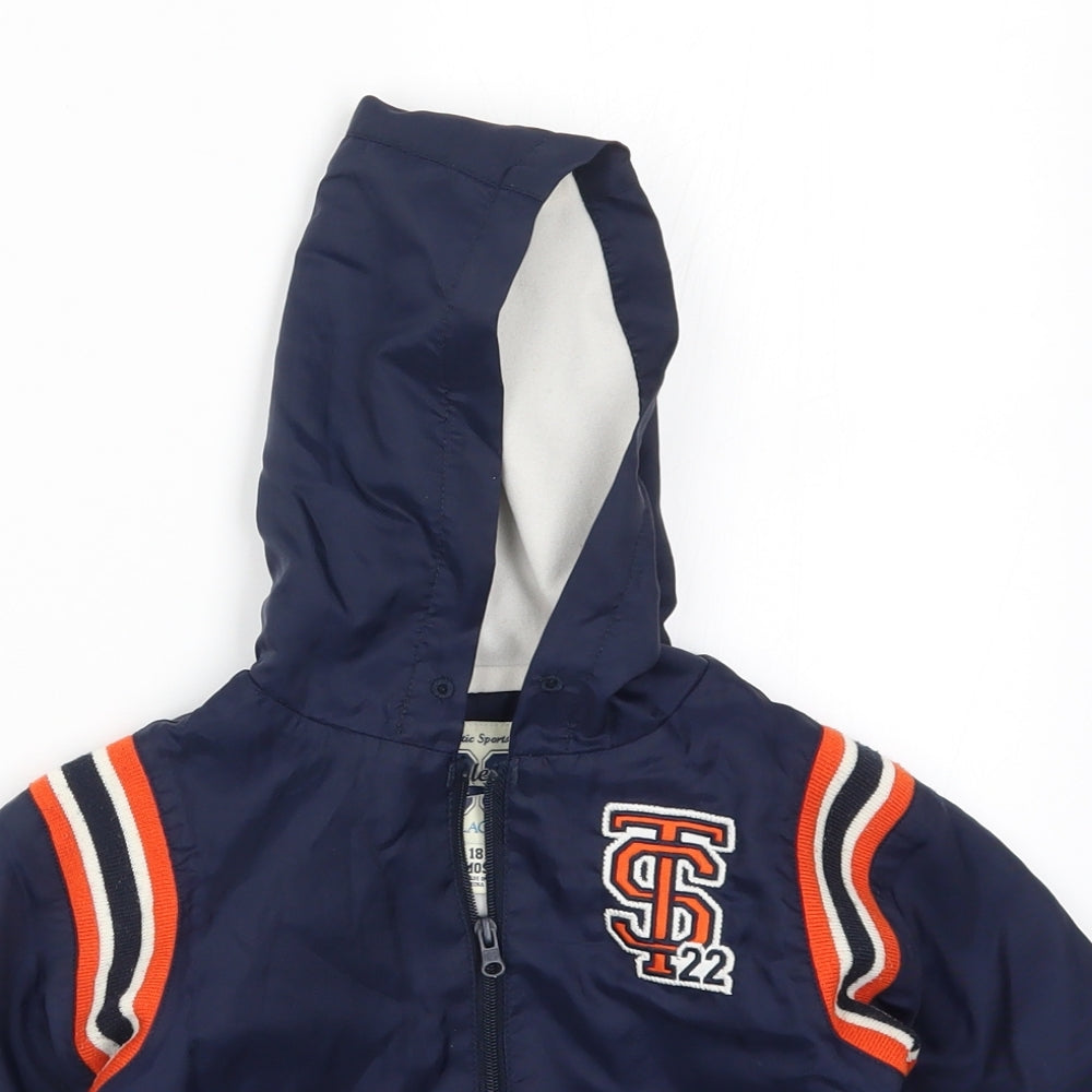 Athletic Depts Boys Blue   Jacket  Size 18 Months  - Varsity Basketball