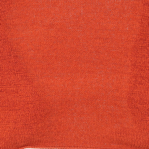 Papaya Womens Orange  Knit Cardigan Jumper Size 16