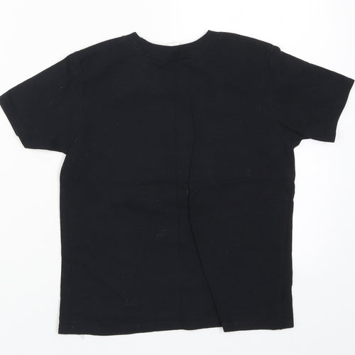 Gildan Boys Black   Basic T-Shirt Size 5-6 Years  - Gurkey
