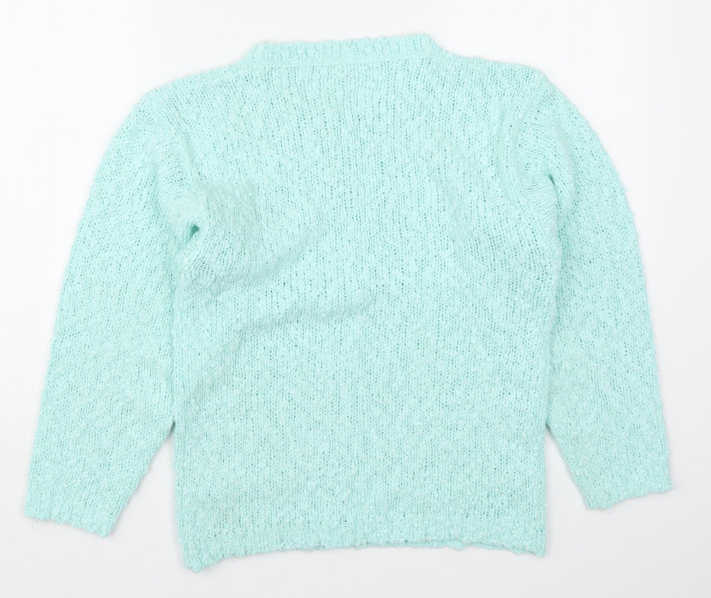 GI Womens Blue  Knit Pullover Jumper Size 12
