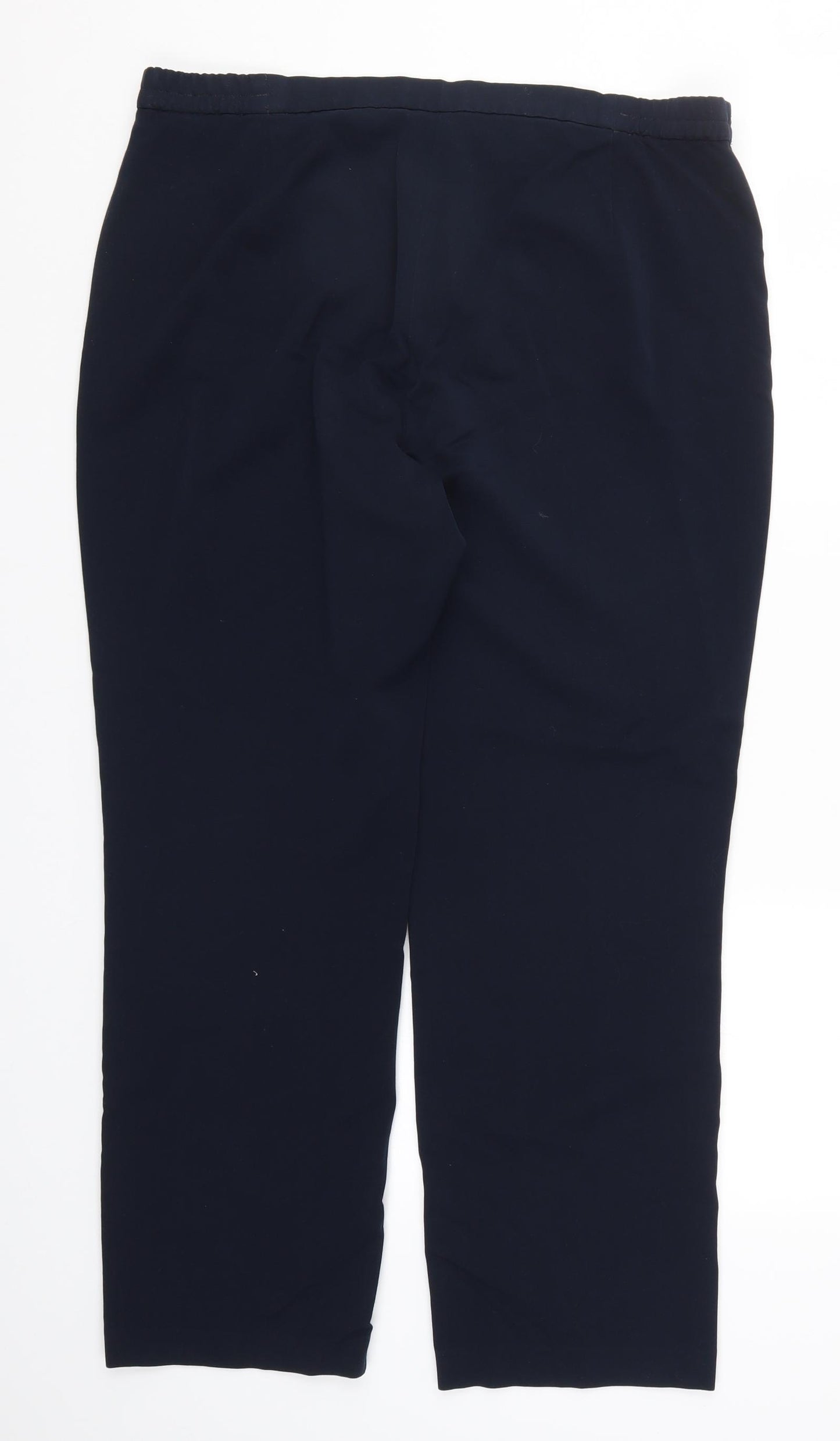 Marks and Spencer Womens Blue   Trousers  Size 16 L28 in