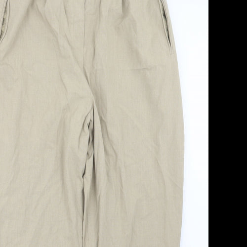 Design Essentials Womens Beige   Trousers  Size 22 L27 in