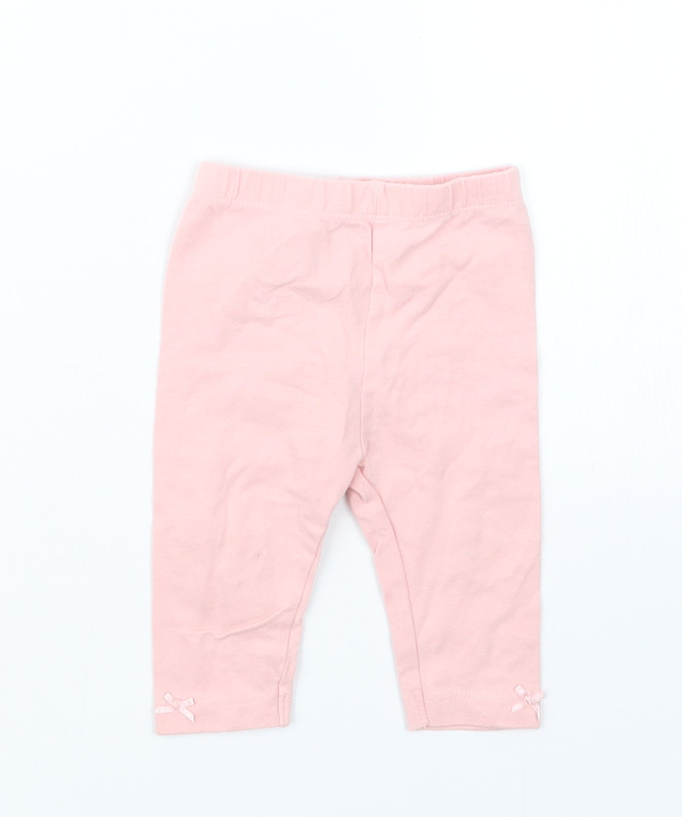 George Girls Pink   Capri Trousers Size 3-6 Months