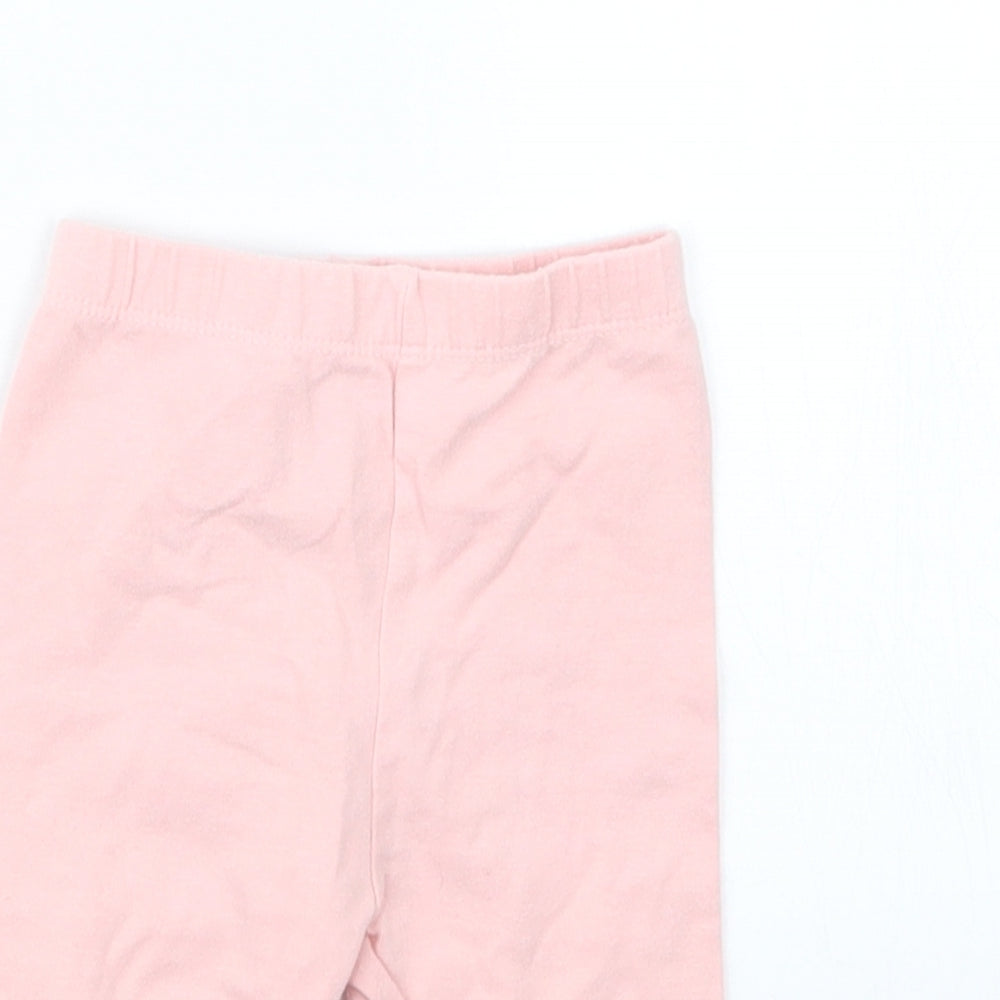 George Girls Pink   Capri Trousers Size 3-6 Months