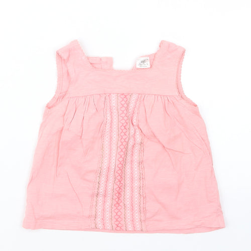 F&F Girls Pink   T-Shirt Dress  Size 12-18 Months