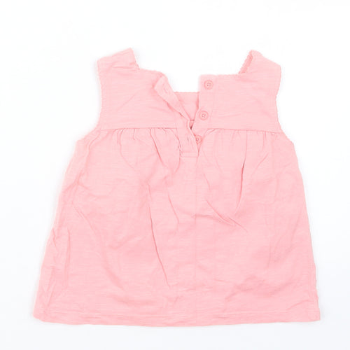 F&F Girls Pink   T-Shirt Dress  Size 12-18 Months