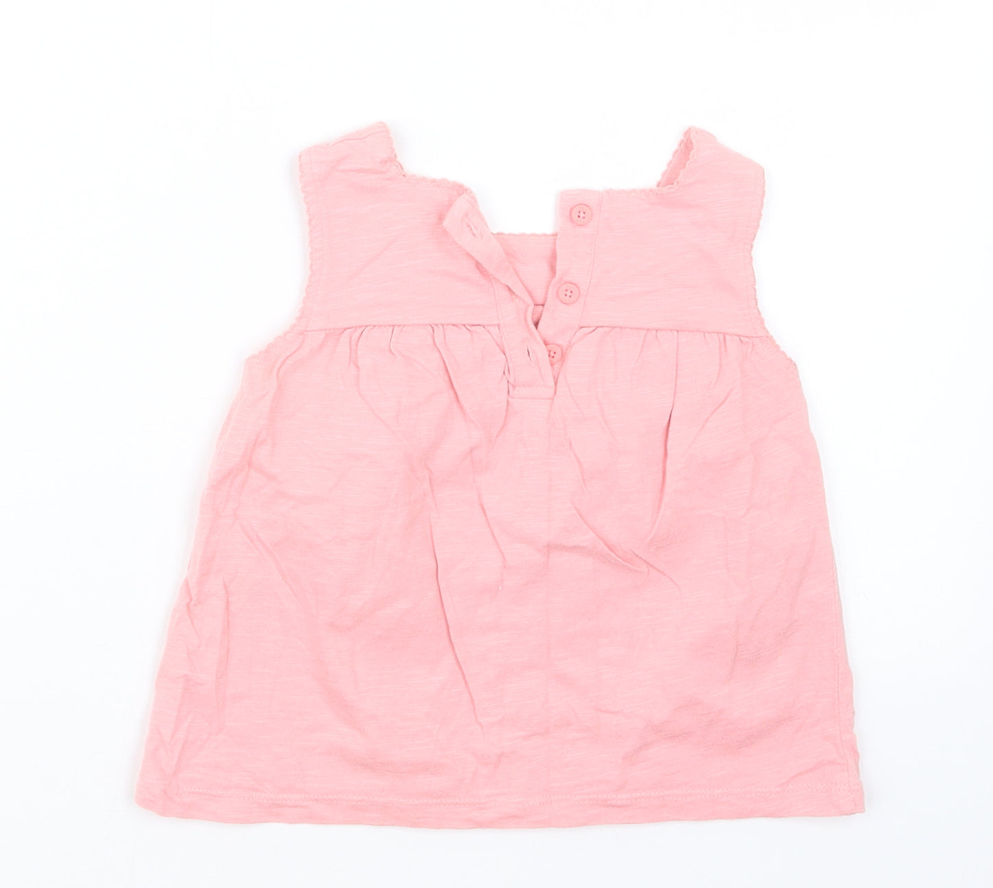 F&F Girls Pink   T-Shirt Dress  Size 12-18 Months