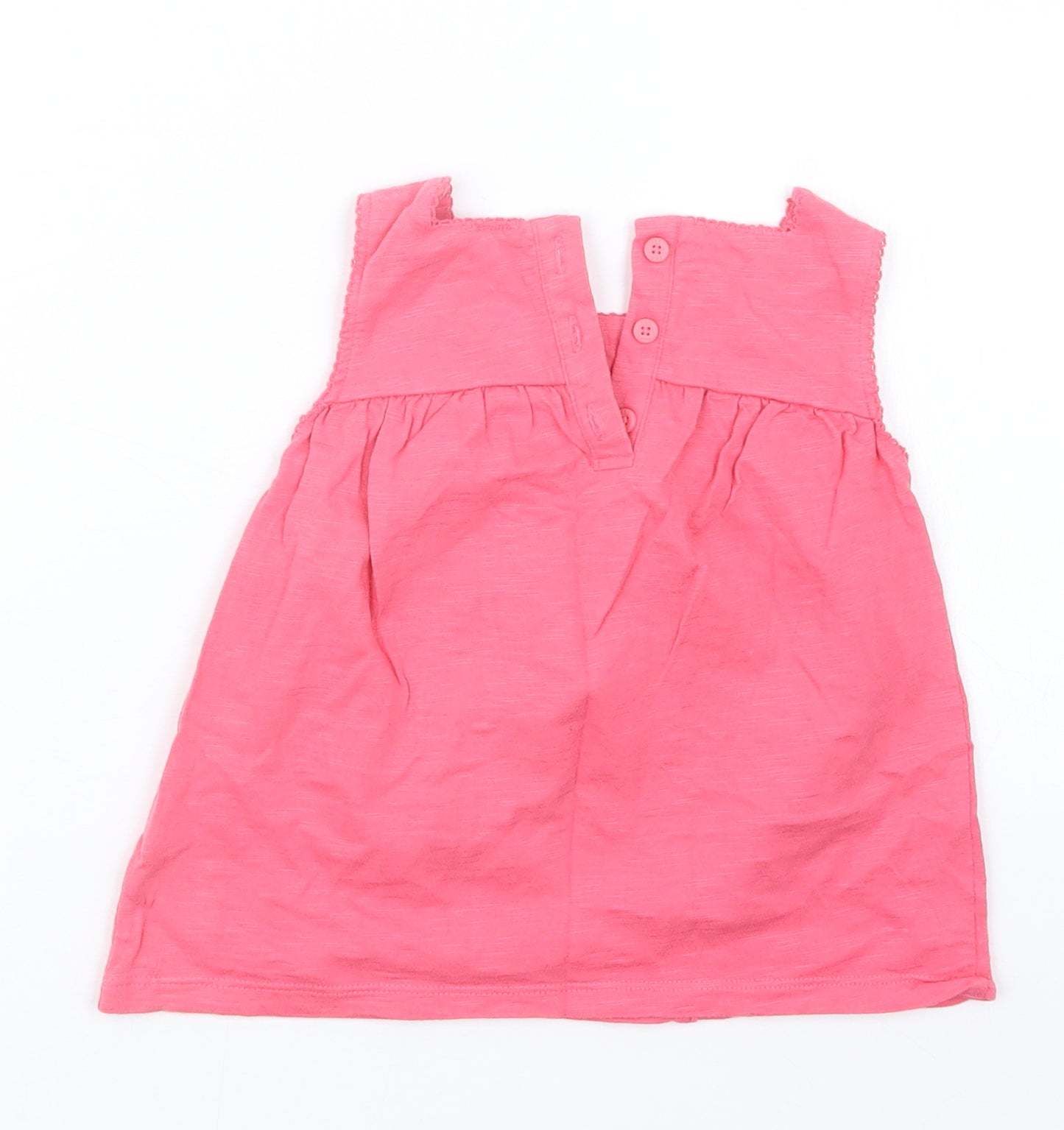 F&F Girls Pink   T-Shirt Dress  Size 12-18 Months