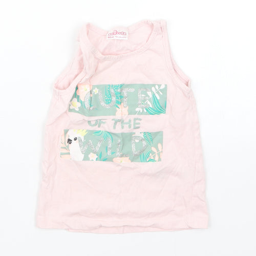 So Cute Girls Pink   Basic T-Shirt Size 18-24 Months