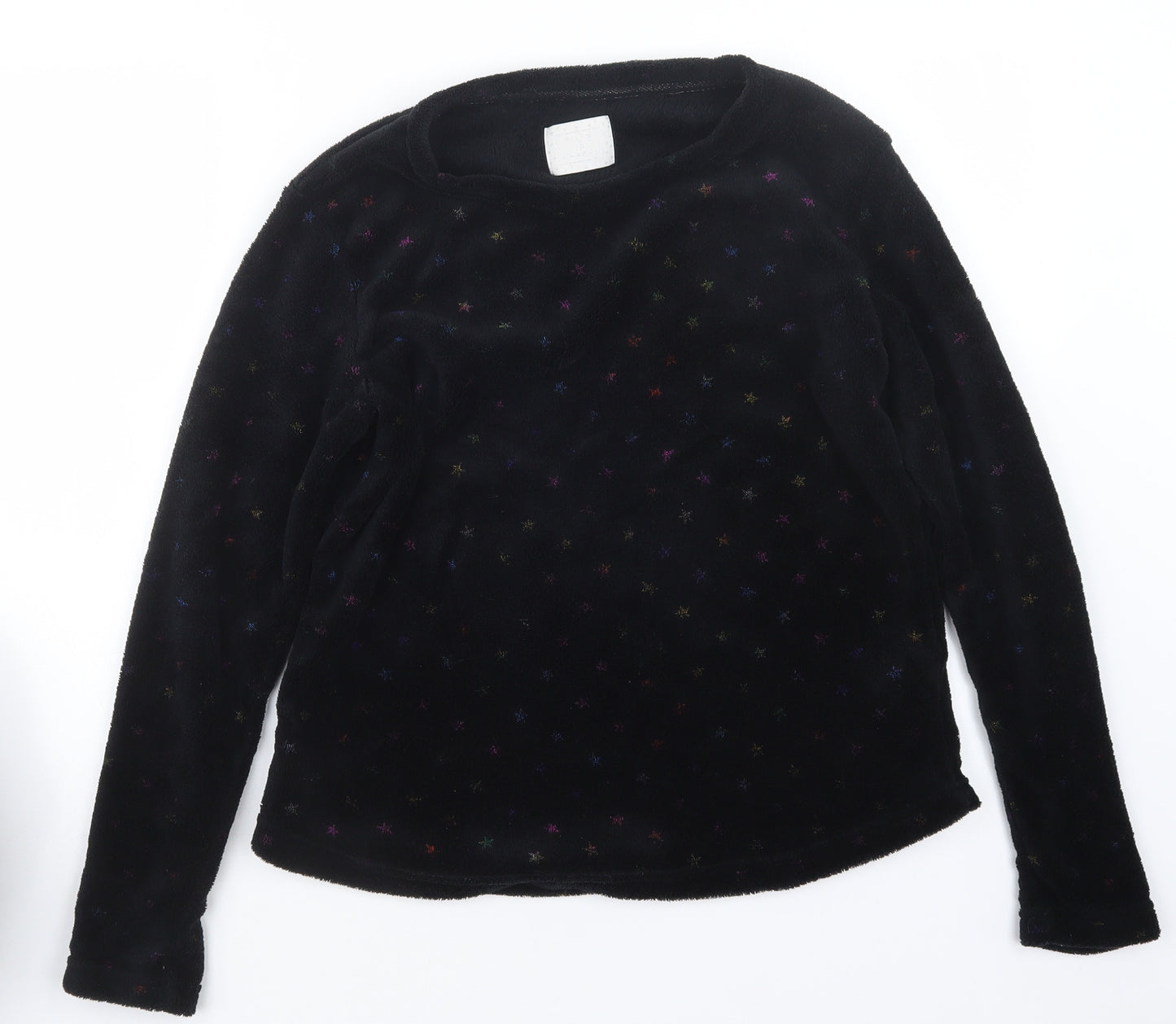 Matalan Womens Black Geometric  Top Pyjama Set Size M
