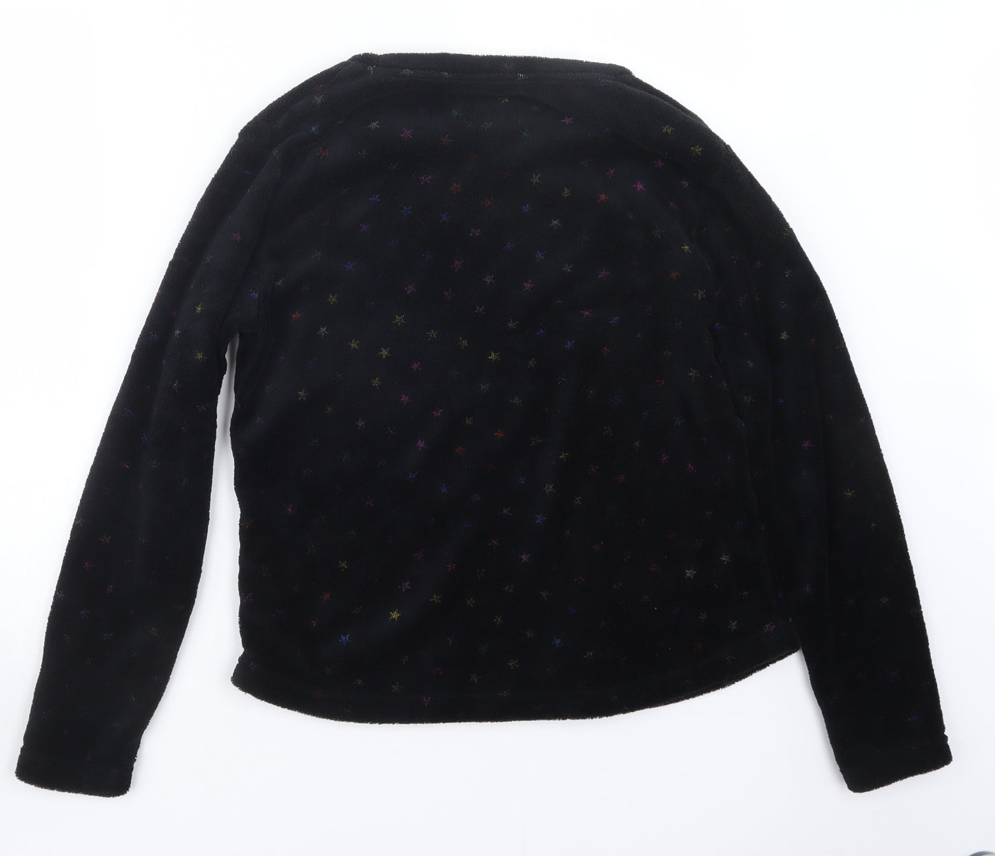 Matalan Womens Black Geometric  Top Pyjama Set Size M