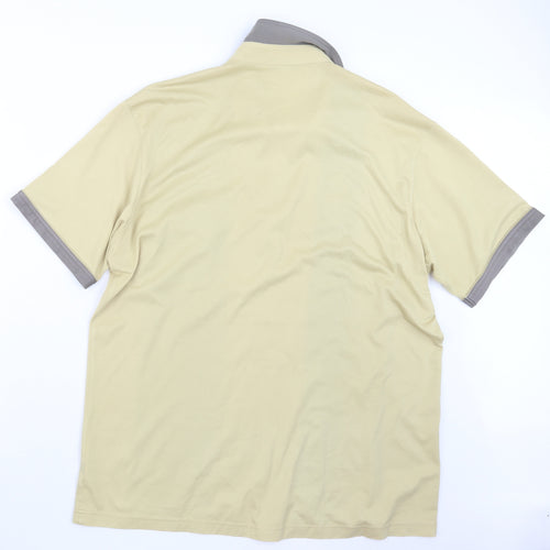 Gabicci Mens Ivory    Polo Size 2XL