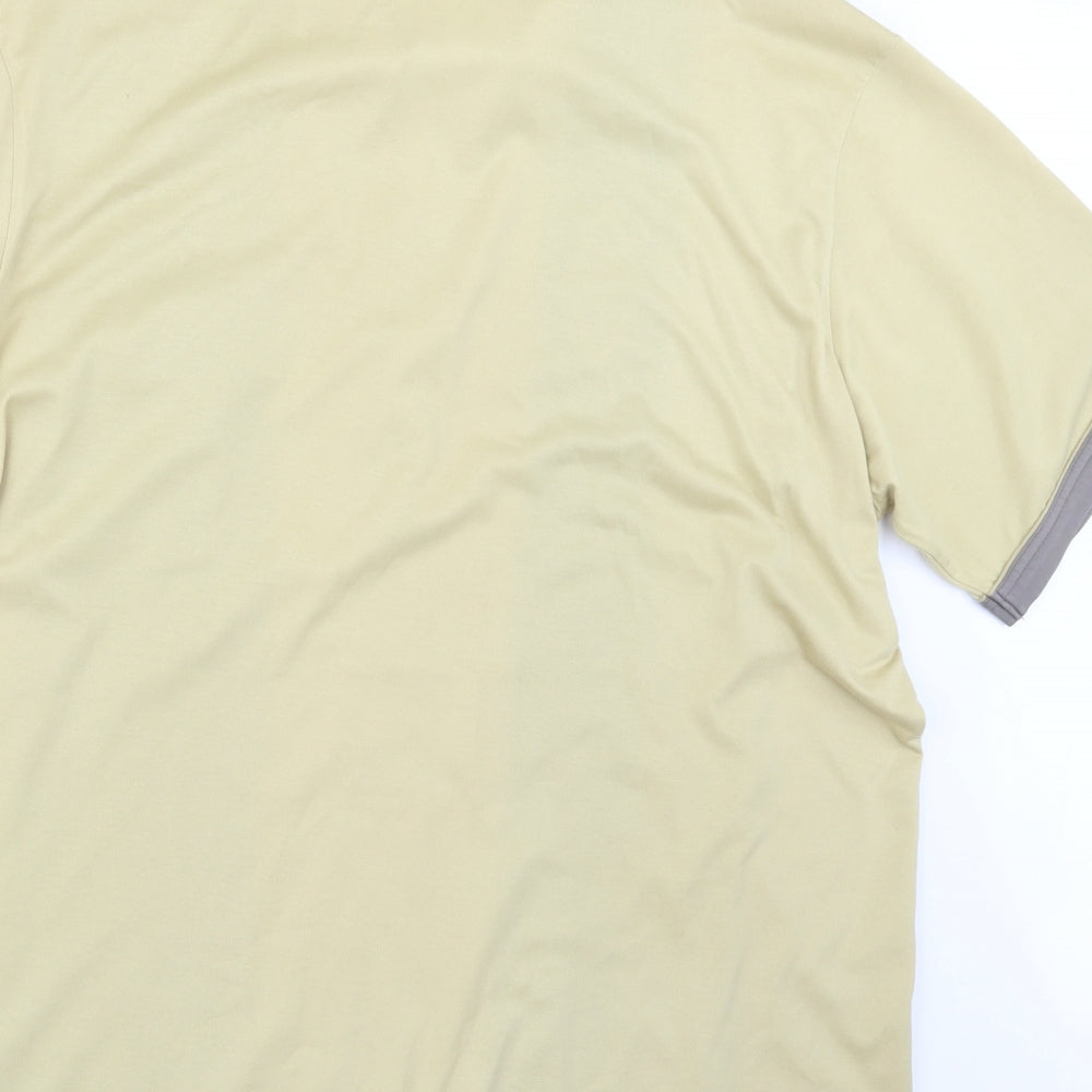 Gabicci Mens Ivory    Polo Size 2XL