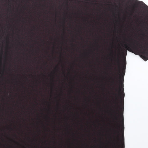 Topman Mens Purple    Button-Up Size S