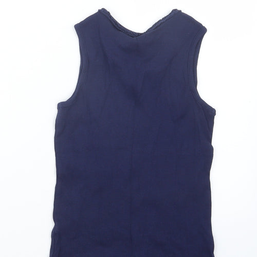 George Girls Blue   Basic Tank Size 10-11 Years