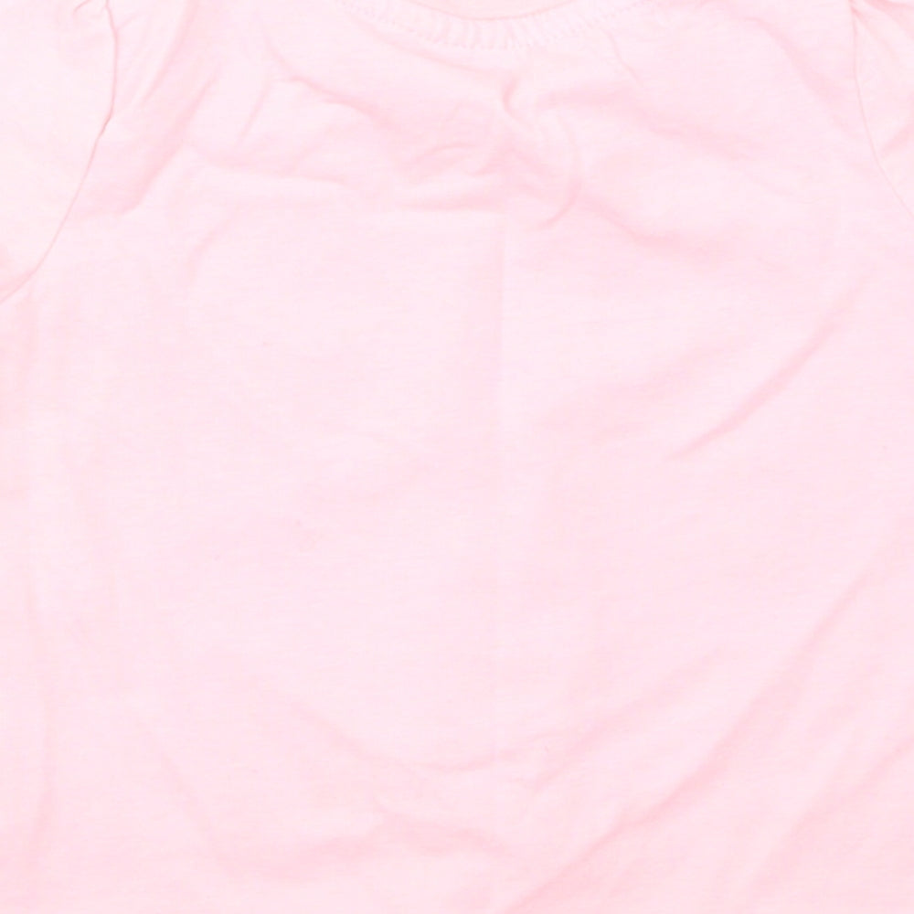 So Cute Girls Pink   Basic T-Shirt Size 12-18 Months