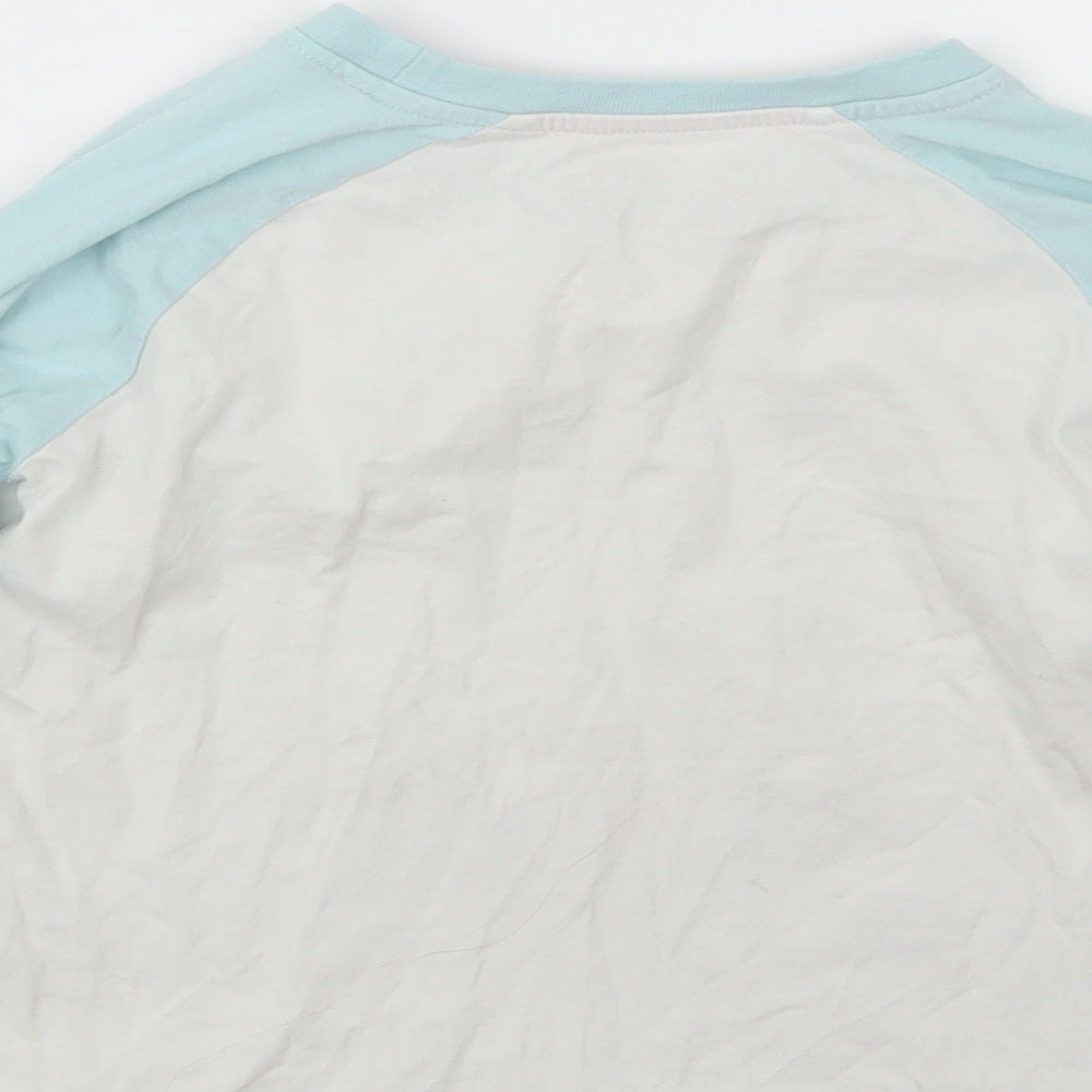 Matalan Girls Blue Geometric  Top Pyjama Top Size 5 Years