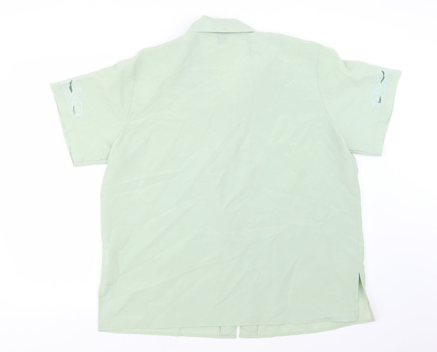 Damart Womens Green   Basic Button-Up Size 20