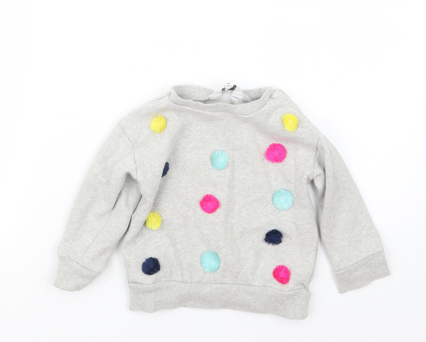 Outfit Girls Grey   Pullover Jumper Size 18-24 Months