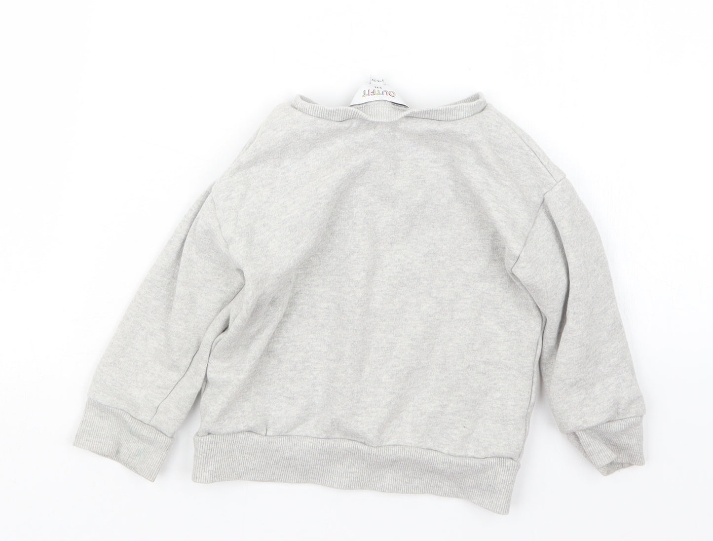Outfit Girls Grey   Pullover Jumper Size 18-24 Months