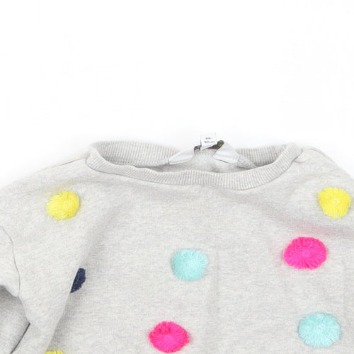 Outfit Girls Grey   Pullover Jumper Size 18-24 Months