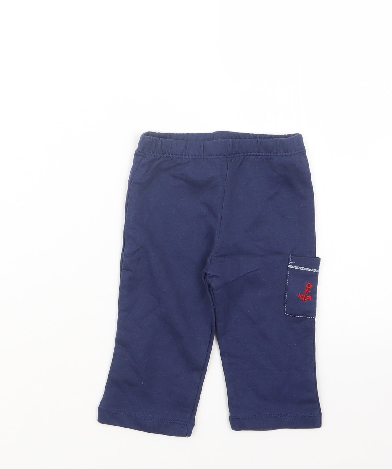 Preworn Boys Blue   Capri Trousers Size 9 Months
