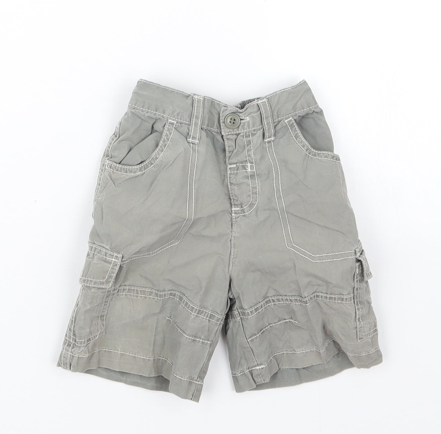 Matalan Boys Green   Cargo Trousers Size 12-18 Months
