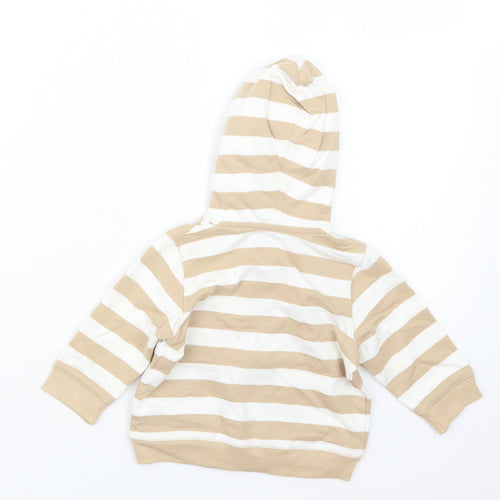 Little Me Boys Beige Striped  Jacket  Size 6-9 Months