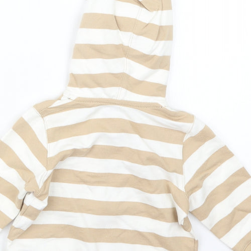 Little Me Boys Beige Striped  Jacket  Size 6-9 Months