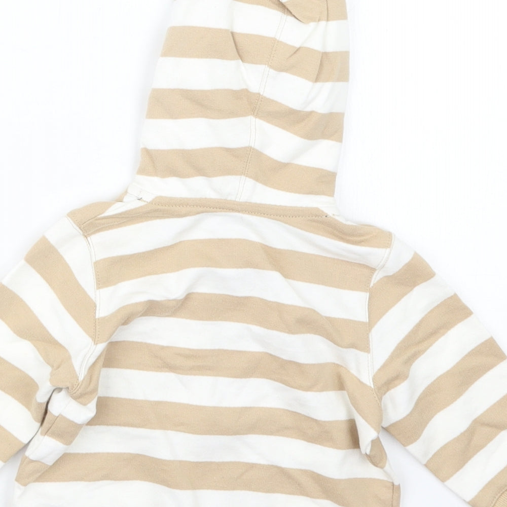 Little Me Boys Beige Striped  Jacket  Size 6-9 Months