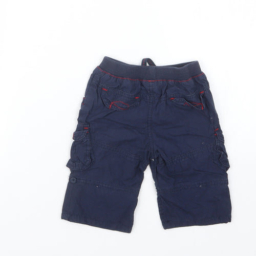 TU Boys Blue   Cropped Trousers Size 3-6 Months