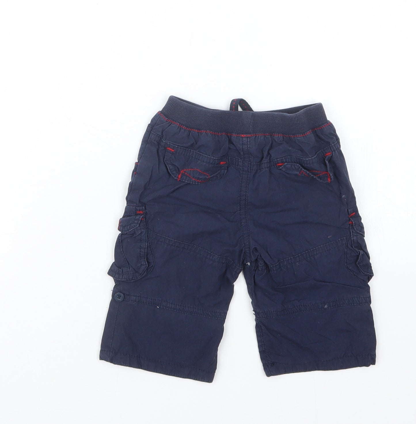 TU Boys Blue   Cropped Trousers Size 3-6 Months