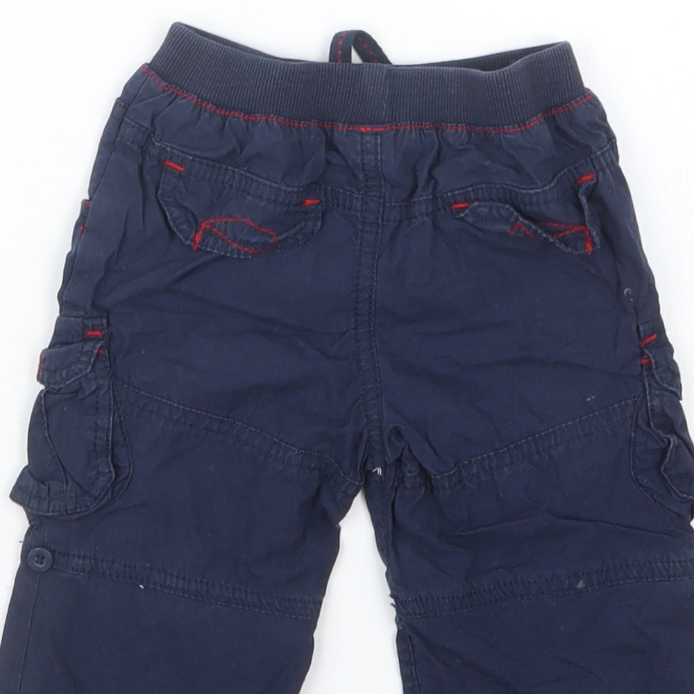 TU Boys Blue   Cropped Trousers Size 3-6 Months