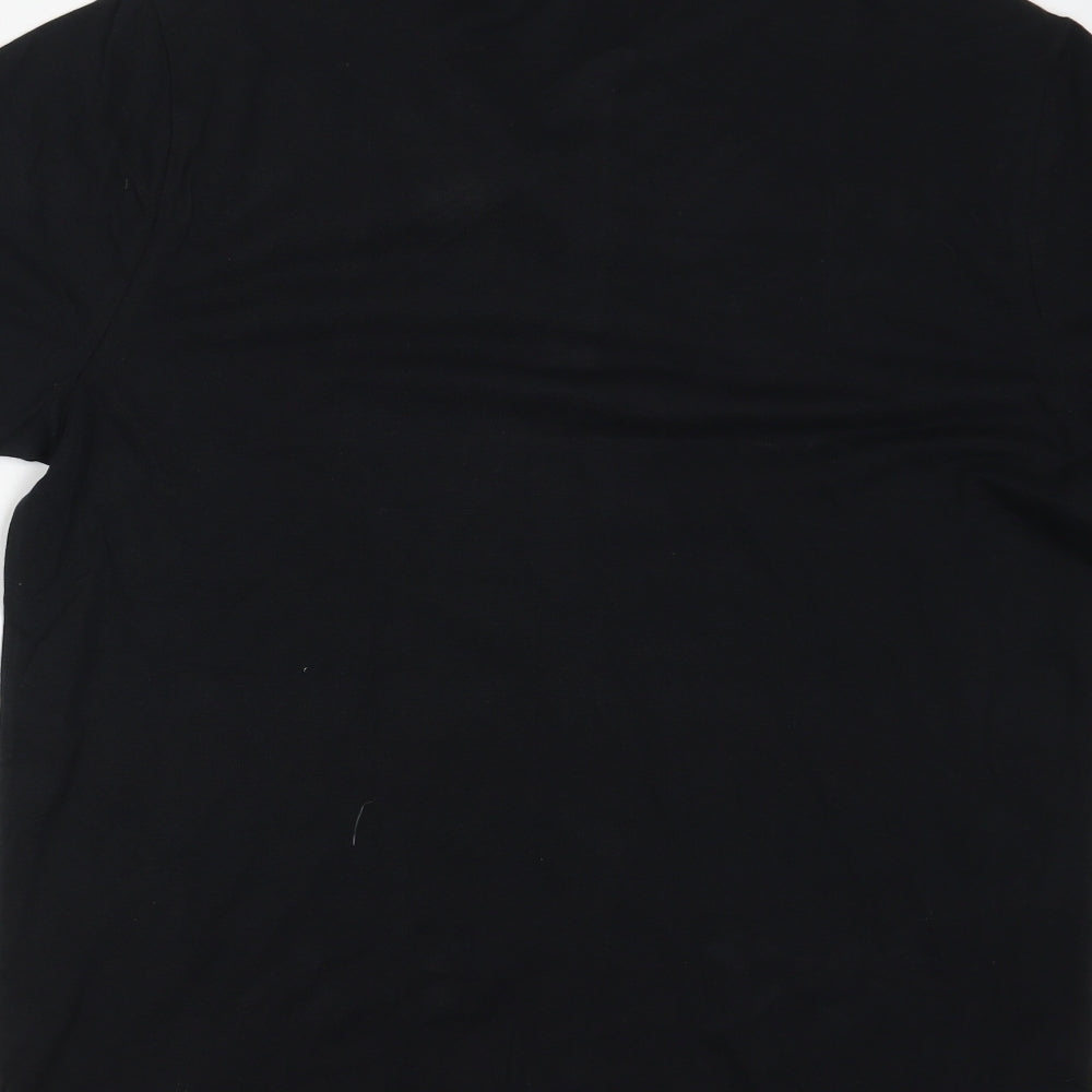 George Mens Black    Polo Size L