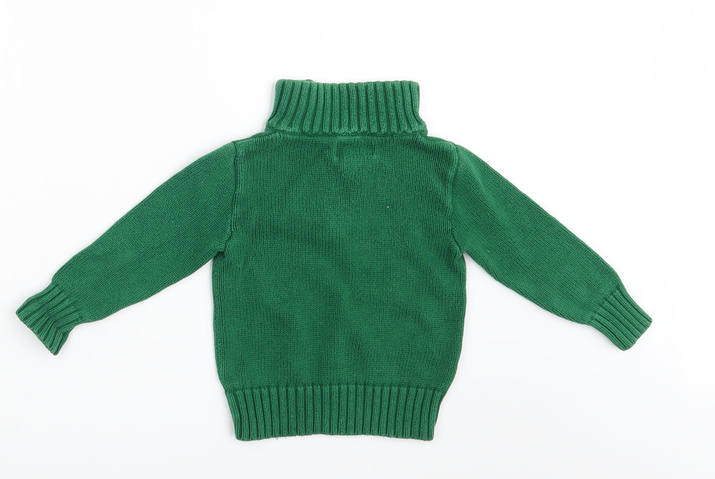 Polo by Ralph Lauren Boys Green  Knit Pullover Jumper Size 3 Years