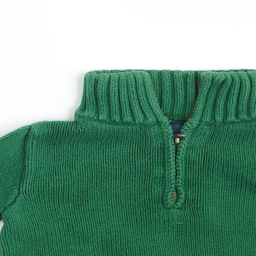 Polo by Ralph Lauren Boys Green  Knit Pullover Jumper Size 3 Years