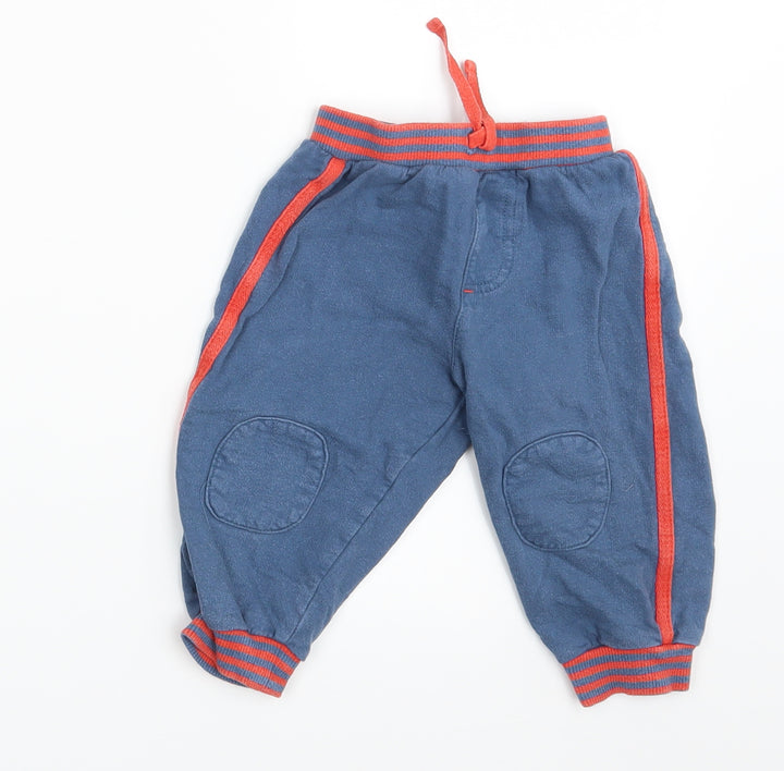TU Baby Blue   Jogger Trousers Size 9-12 Months  - Waist 16in; Inside  leg 8in