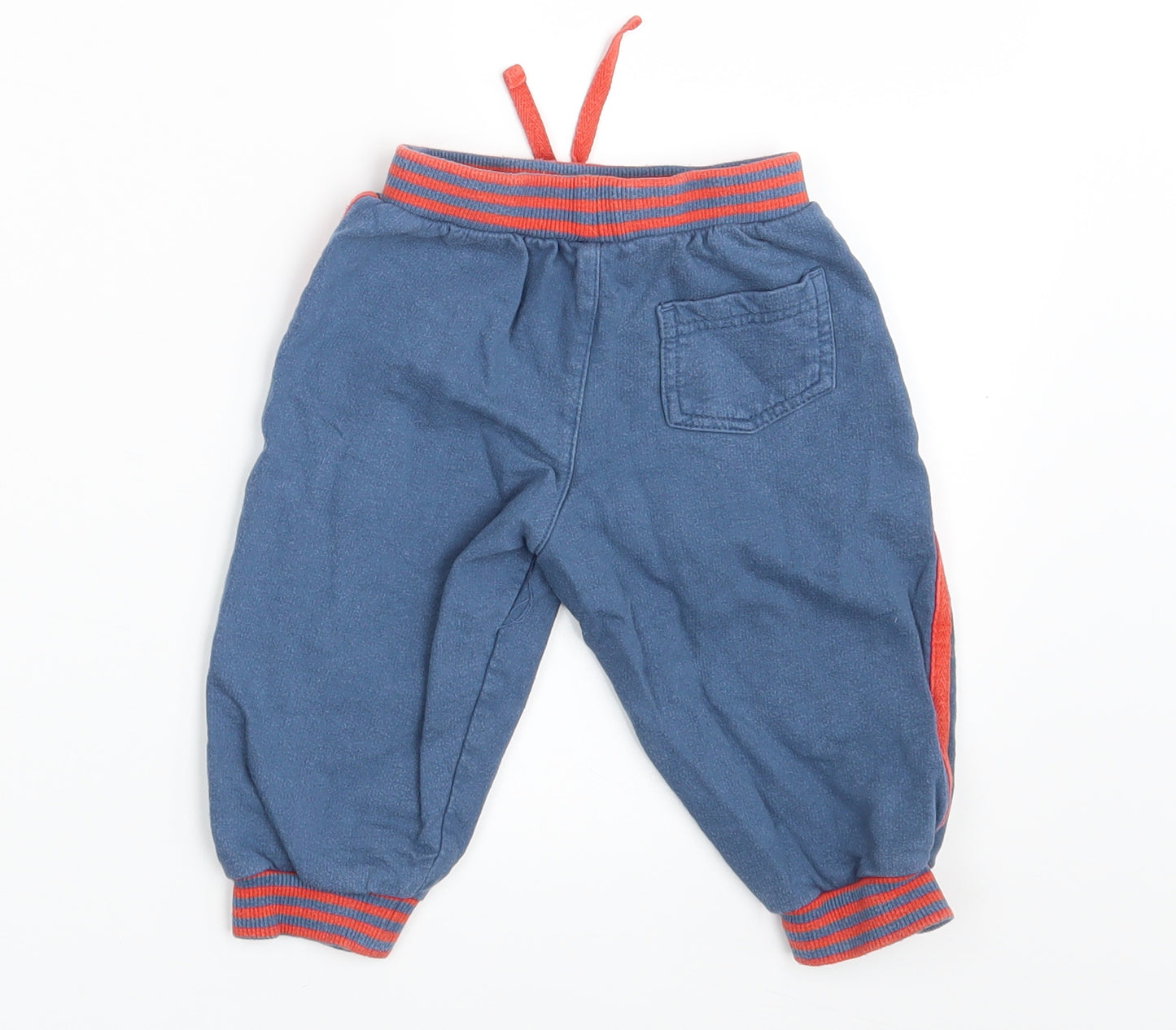 TU Baby Blue   Jogger Trousers Size 9-12 Months  - Waist 16in; Inside  leg 8in
