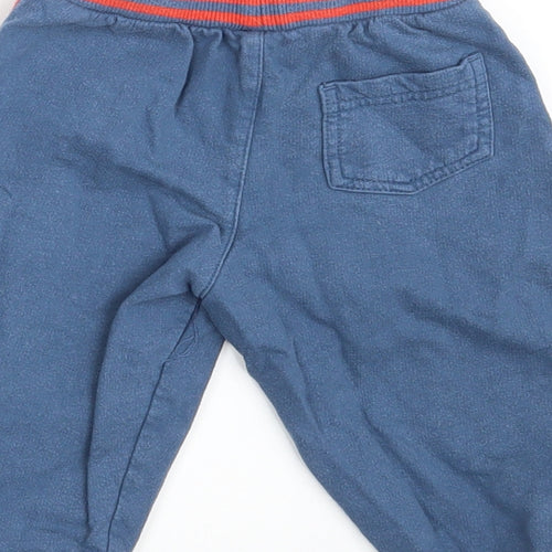 TU Baby Blue   Jogger Trousers Size 9-12 Months  - Waist 16in; Inside  leg 8in