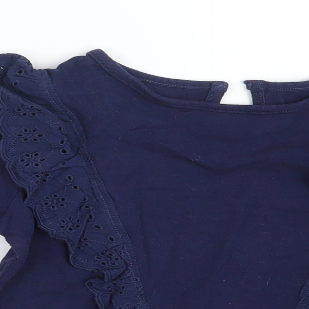 F&F Girls Blue   Basic T-Shirt Size 24 Months