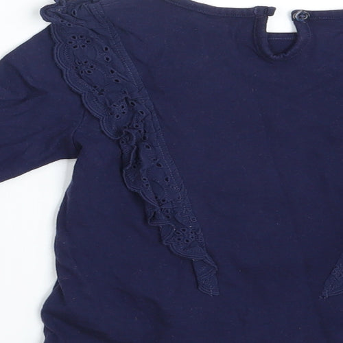 F&F Girls Blue   Basic T-Shirt Size 24 Months