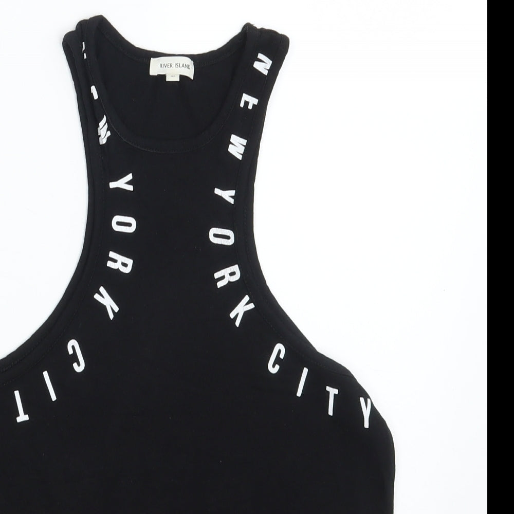 River Island Womens Black   Camisole Tank Size 10