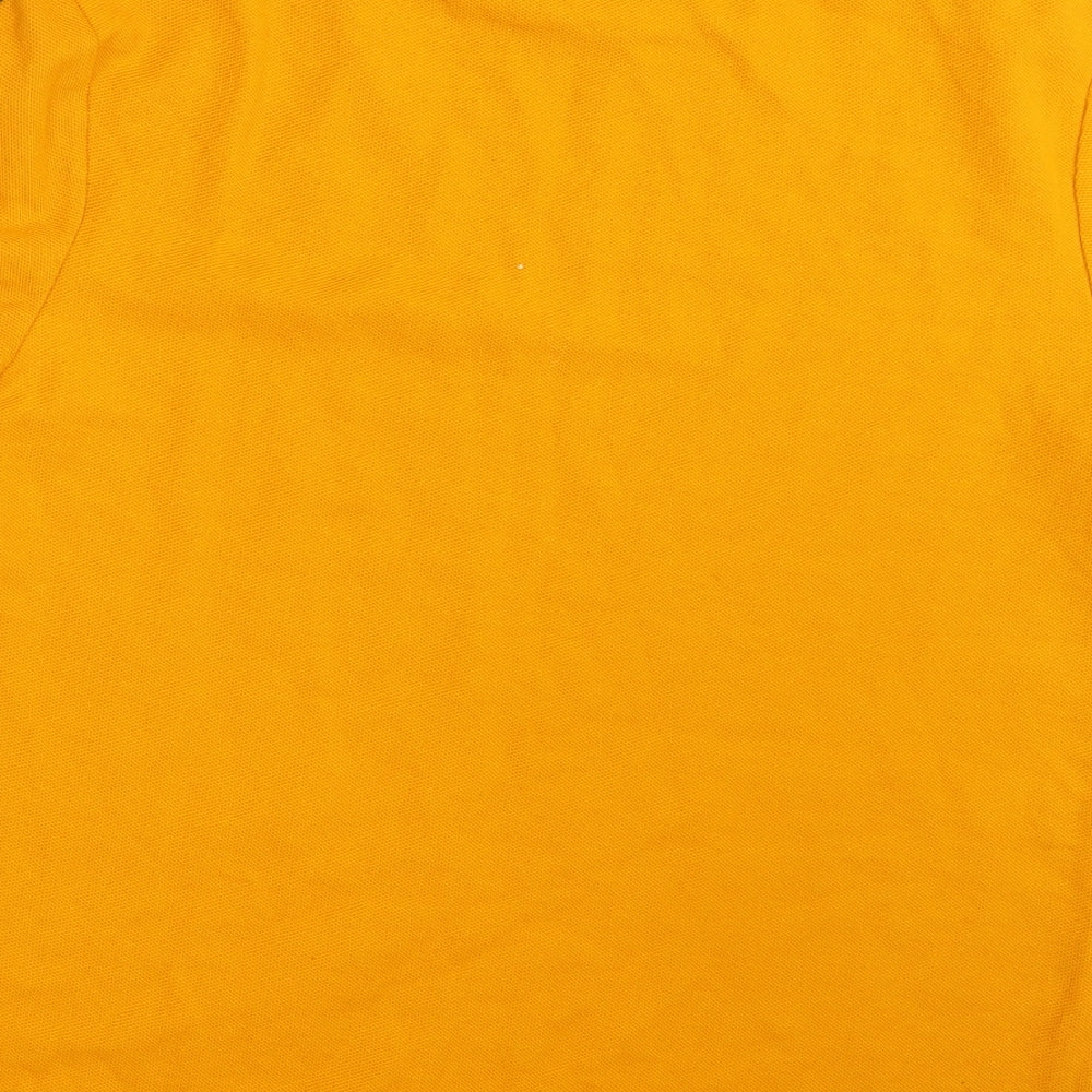 River Island Mens Yellow Striped   T-Shirt Size L