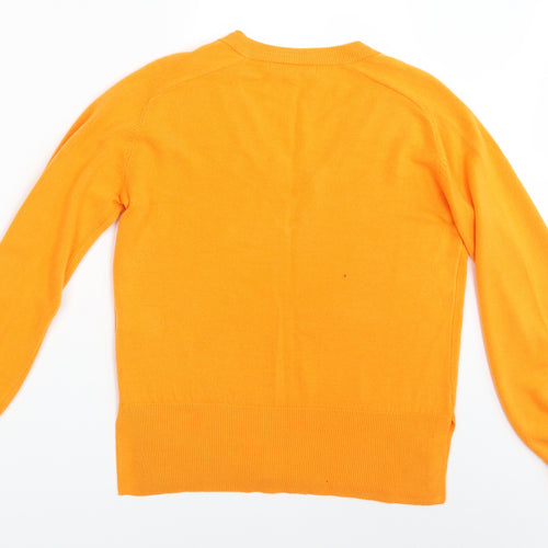 NEXT Womens Orange   Pullover Jumper Size XS