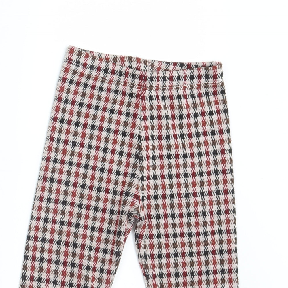 George Girls Multicoloured Plaid  Jegging Trousers Size 4-5 Years - Waist 18in;inside leg 14in