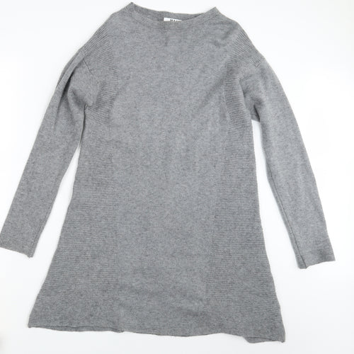 M&V Womens Grey   Pullover Jumper Size S